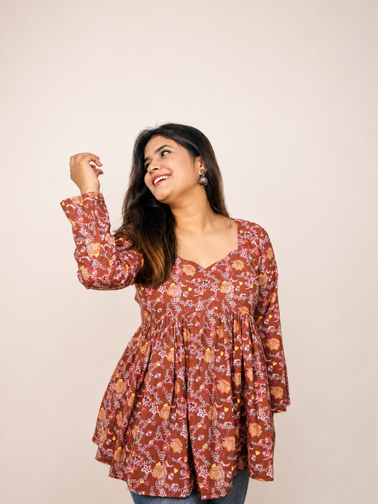 Nayra - Multi Color Frock Kurti