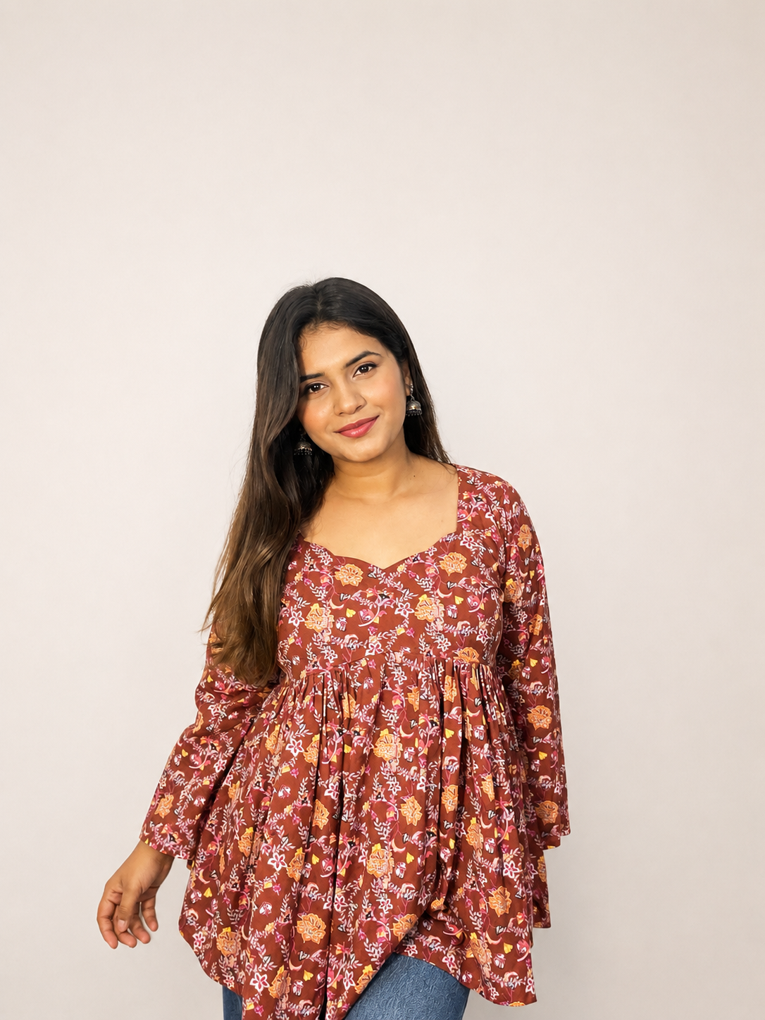 Nayra - Multi Color Frock Kurti