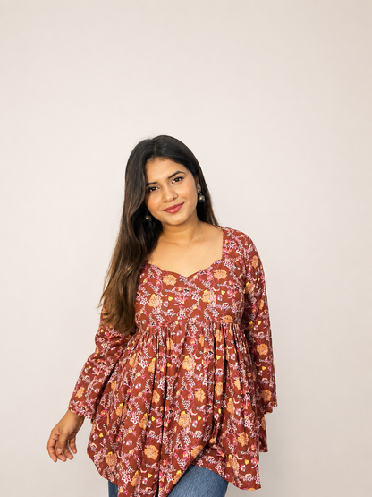 Nayra - Multi Color Frock Kurti